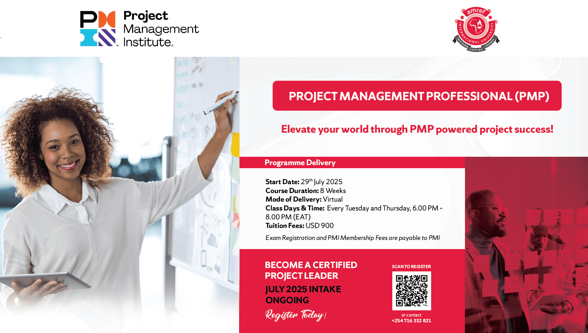 Professional Project Manager Project Management Professional (PM) - Amref International University ...