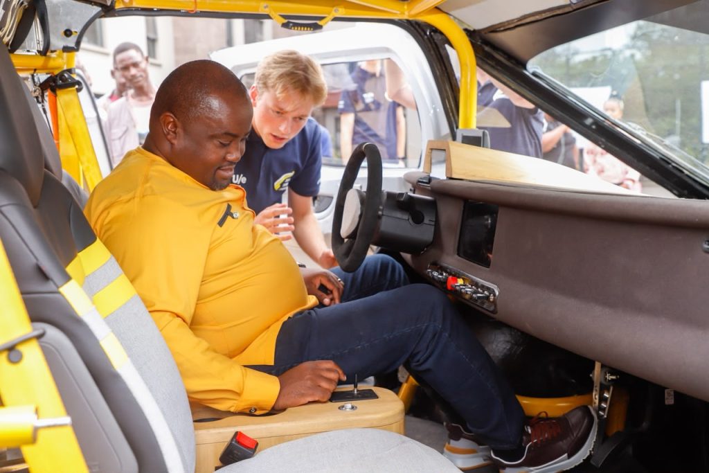 Stella Juva’s interior and driving area during a Kenya presentation
